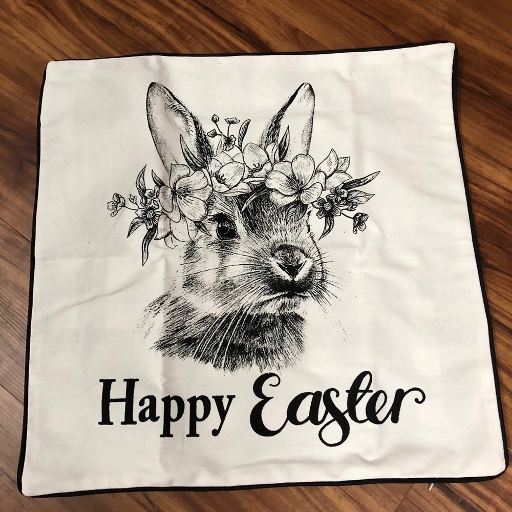Buffalo Check Easter Blessings Pillow Cover - Picture 2 of 6